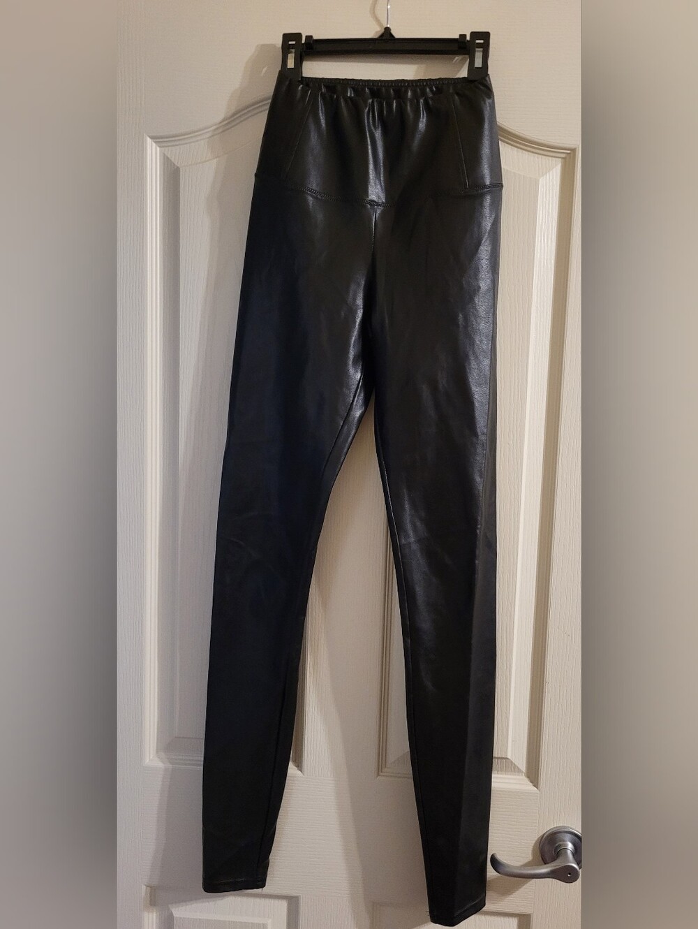 Black Wilfred Free Faux Leather High-Waist Leggings XS